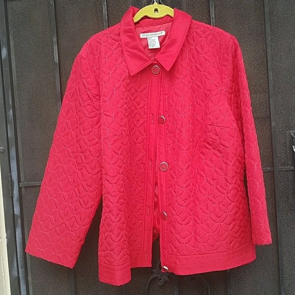 Beautiful red jacket